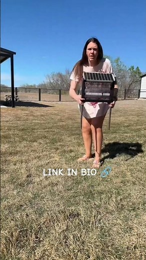 No More Mosquitoes | Solar Bug Zapper Outdoor Review ⚡ Powerful 4500V Insect Killer #shorts #viral