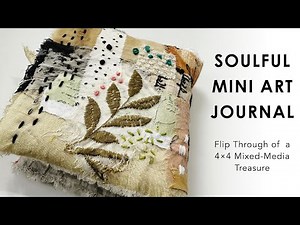 Create a tiny, soulful art journal with me!