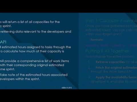 How to Calculate Available Hours for Resources in Azure DevOps Sprints