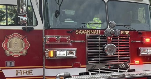 Savannah Fire responds to overturned vehicle with entrapment