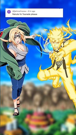 Tsunade vs Naruto | who is strong ? #youtubeshorts #tsunade #naruto #narutoshippuden