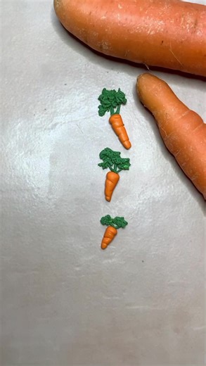 Healthy Food Tutorial: Clay Carrot Crafting