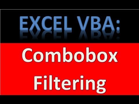 How to Filter Combobox From Another Combobox - Cascading Comboboxes