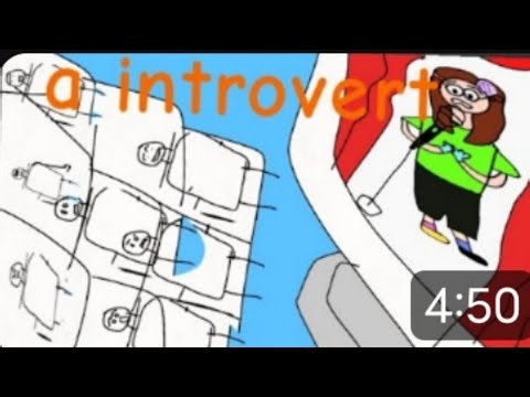 drawing cartoon a introvert girl