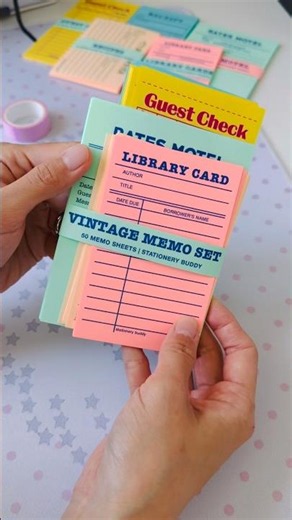 Handmade or Manufactured?! 🧐 Making Retro Memo Pads ✨