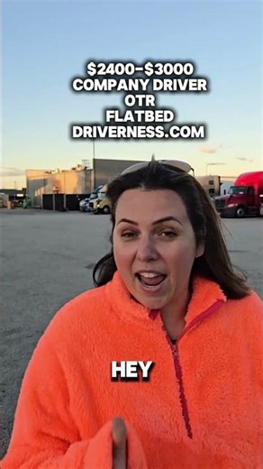 Flatbed trucking jobs 80 cents per mile #truckingjobs #cdl #otr #driverness