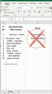 This Excel Trick Will Save Your Job 😳 TRIM & PROPER #ExcelShorts #ExcelReels #ViralExcel #ytshorts