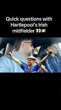 Behind the Scenes with Hartlepool’s IRISH MIDFIELDER 👀⚽🇮🇪 #hartlepoolunited #shorts #footballvlog