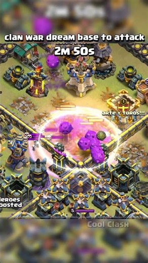 Clan war league attack base town hall 18