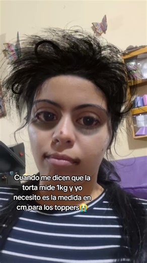 Torta de 1kg y sus medidas para toppers