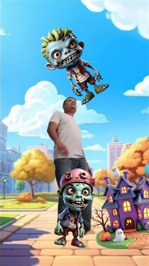 I Checked Three Mansions, Found Zombies and a super hero… Then Pac-Man Ate Me #shorts