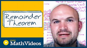 How to use the remainder theorem with polynomials
