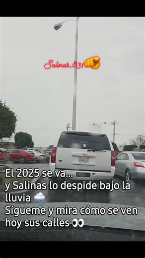 Lluvia, calles mojadas y el último adiós al 2025 en Salinas, California 🌧️ Síguenos para ver más recorridos reales de la ciudad. #SalinasCA #ContenidoLocal #Recorridos #NoticiasLocales #californialifestyle | Salinas, Ca Report