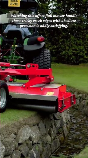 Mastering Edge Mowing with a Flail Mower Attachment