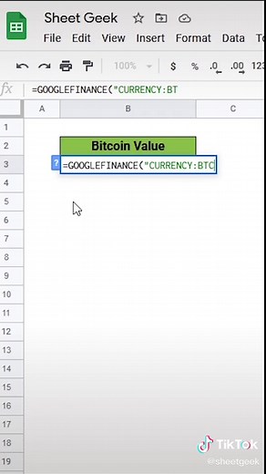 Track Bitcoin Prices in Google Sheets