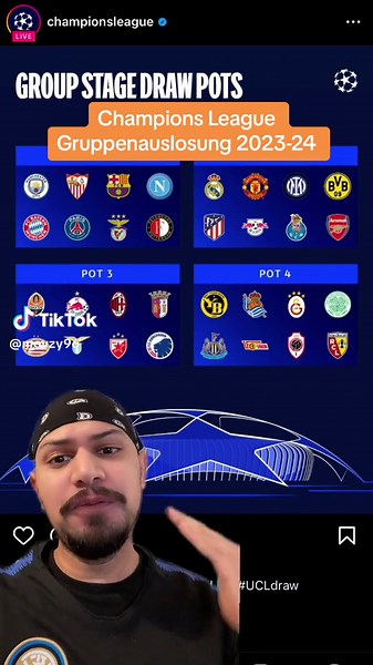 Champions League Gruppenauslosung 2023: Eure Meinungen