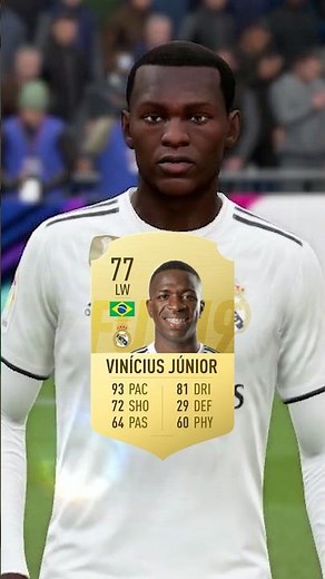 How Vinicius Junior has changed throughout FIFA history