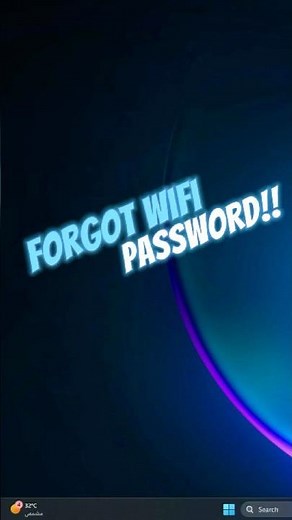 If you forgot your WiFi password use this command “netsh wlan show profile YOUR-WIFI key=clear”