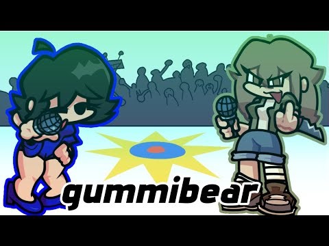 (FNF COVERS PLAYABLE'S) GUMMIBEAR FAN CHART PYSCH ENGINE 