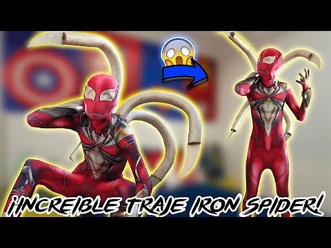 MY NEW IRON SPIDER SUIT FROM THE COMICS/ REVIEW SUIT - IVANSPIDEY
