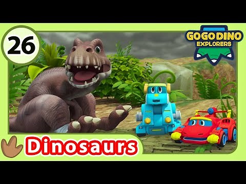 GOGODINO Season 3 | EP26 The Great Volcano Eruption#2 | Dinosaur | Kids Cartoon | Kids | Rescue