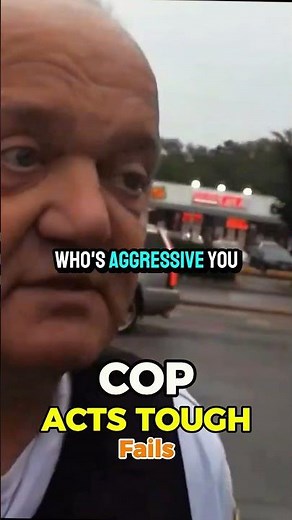 COP ACTS TOUGH… FAILS