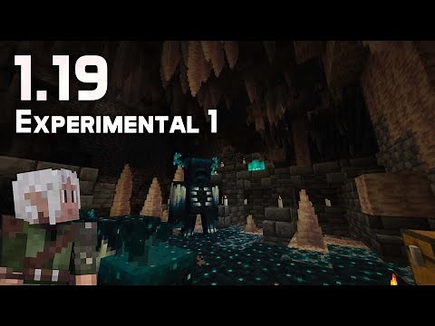 What's new in Minecraft 1.19 Experimental Snapshot 1? Deep Dark! Warden!