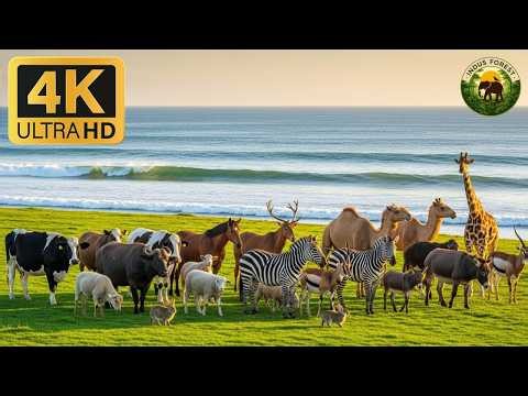 100 Wild Animals in Jungle | Cinematic Wildlife Documentary in 4K Ultra HD