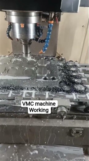 ##CNC MACHINE##COSMOS##vmc machine ##working##cutting## youtube shorts ## video