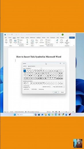How to Insert a Tick Symbol in Microsoft Word (Quick & Easy Guide)