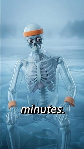 Your Body Does THIS in Ice Water 💀 #shorts