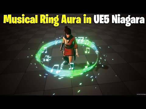 Musical Aura Ring in UE5 Niagara Tutorial | Download Files