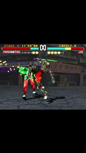 Tekken 3 - YOSHIMITSU vs LEI - Manji Magic vs Five Styles