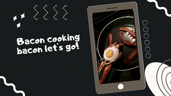 Bacon cooking bacon let's go!