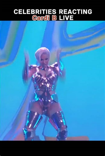 CELEBRITIES REACTING — CARDI B LIVE 🔥 Big energy, bold moves, instant reactions.#CardiB #CelebrityReactions #LivePerformance #HipHopQueen #StageEnergy