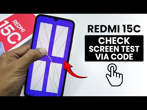 Redmi 15C: Secret Code to Test Screen - Check Display