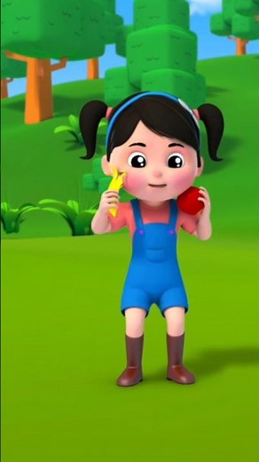 Apples & Banana Song #fruitssong #kidsmusic #kidslearning #trending