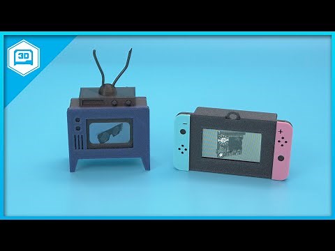 Mini GIF Players #Arduino #CircuitPython #3dprinting