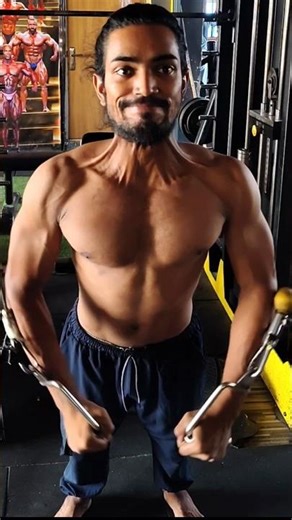 chest#workout#High to low cable fly💪