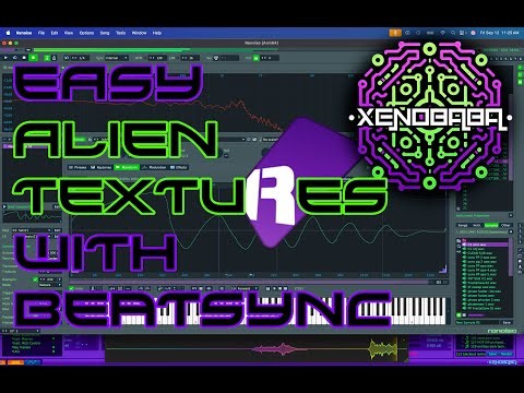 ALIEN TEXTURES with BEATSYNC in RENOISE•••