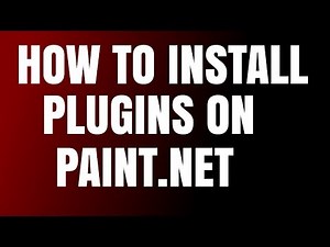 How To Install Plugins On Paint.NET Tutorial