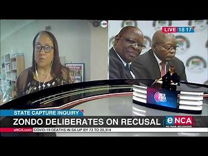 Zondo deliberates on recusal