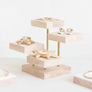 PODIUM Multi-level Jewelry Display Stand in Wood, Jewelry Organizer, Jewelry Holder, and Display Support - Etsy