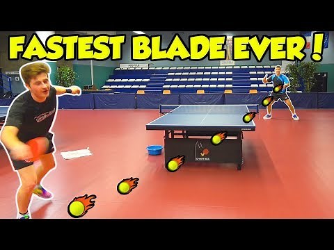 TESTING ZORAN PRIMORAC'S TABLE TENNIS BAT!