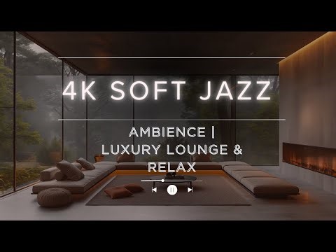 🎷 4K Soft Jazz Music & Luxury Ambience | Relaxing Smooth Jazz for Work, Study, Sleep & Home Office