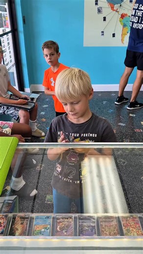 I let kids trade for my rare Pokemon Cards #pokemon #pokemoncards #reaction #wholesome | Poke Ballers