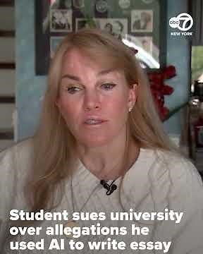 Student sues university over allegations he used AI to write essay