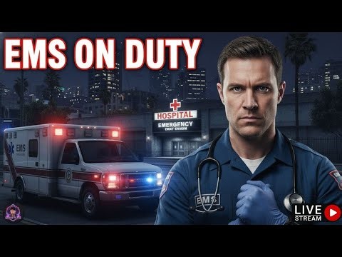 🔴 GTA 5 RP LIVE | City Hospital Emergency Shift 🚑 Doctor & EMS Roleplay
