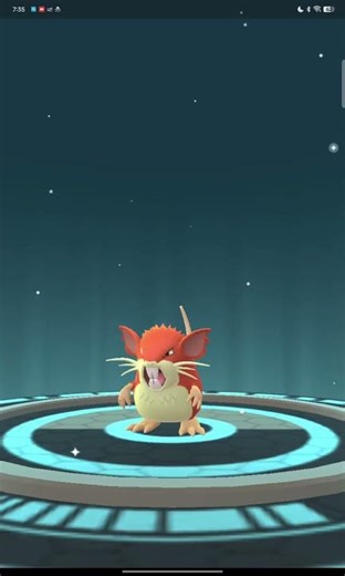 Shiny Rattata Looking Nice awesome Great Pokemon #legendary #pokemongo #shiny