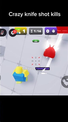 Crazy knife backstab kills! #roblox #rivals